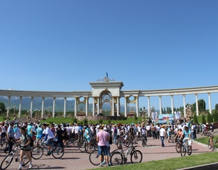 Алматинский велопробег с Винченцо Нибали