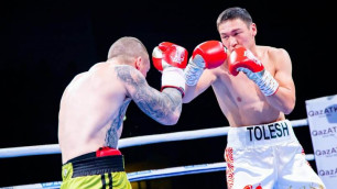 Казахстанский боксер из веса Головкина жестко нокаутировал россиянина в Алматы