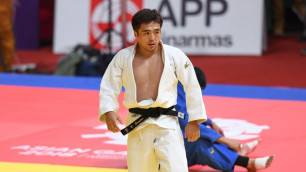 Казахстанский дзюдоист выиграл "серебро" на турнире в Ташкенте
