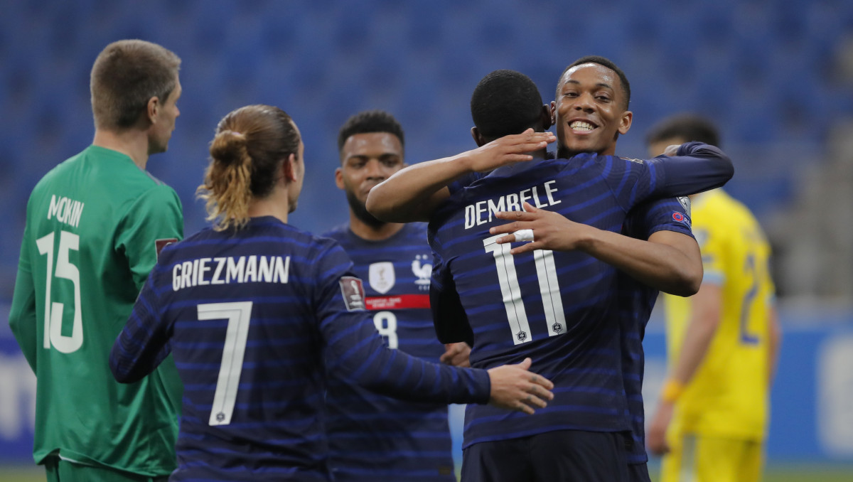 Сборная Франции забила первый гол в ворота Казахстана | Спортивный портал  Vesti.kz
