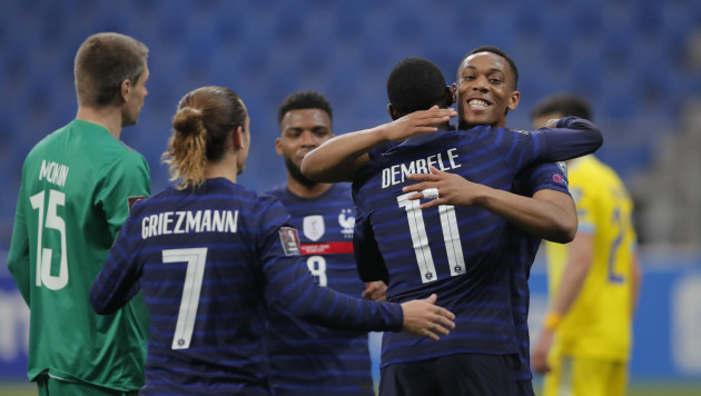 Сборная Франции забила первый гол в ворота Казахстана