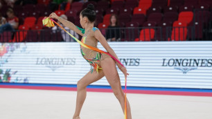 Казахстанская гимнастка завоевала две золотые медали в Болгарии