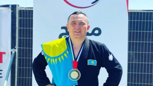 Казахстанец стал чемпионом мира по джиу-джитсу среди ветеранов