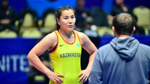 Эльмира Сыздыкова принесла Казахстану второе "золото" на чемпионате Азии по борьбе в Алматы