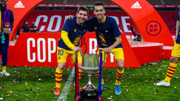 Месси выиграл 35-й трофей с "Барселоной" и обновил исторический рекорд по голам в финалах Кубка Испании