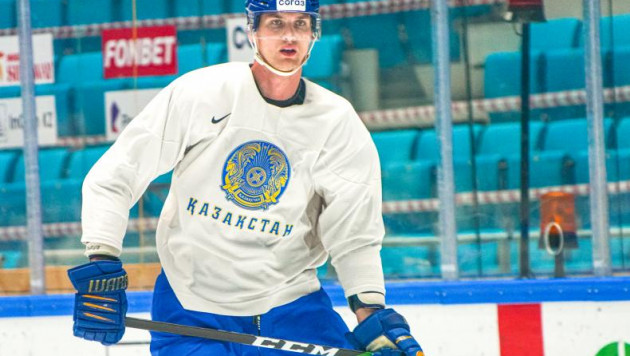 Защитник сборной Казахстана дисквалифицирован на чемпионате мира по хоккею