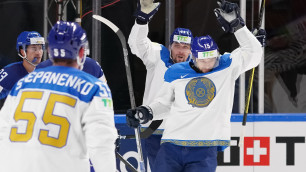 Сборная Казахстана по хоккею возглавила группу ЧМ-2021 после победы со счетом 11:3