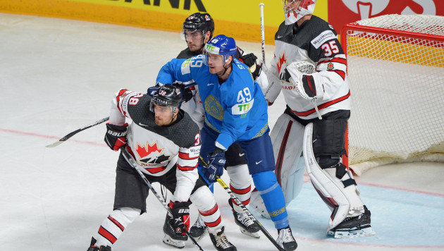 Казахстан приблизил Канаду к вылету с чемпионата мира по хоккею