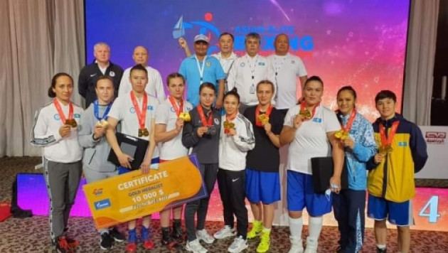 Сборная Казахстана обошла Узбекистан и выиграла медальный зачет чемпионата Азии по боксу