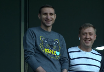 Дмитрий Шомко (слева). Фото: kazfootball.kz©