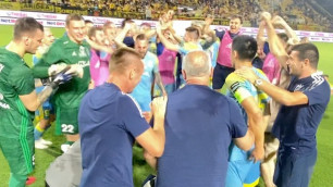 "Вот так играем за родину". "Астана" показала эмоциональное видео после победы в Лиге конференций