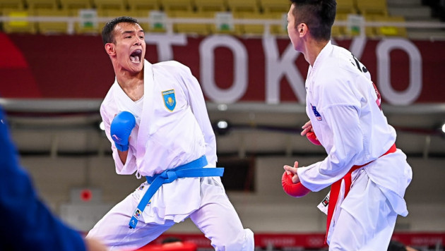Казахстанский каратист Нурканат Ажиканов стартовал с победы на Олимпиаде-2020