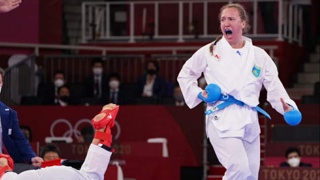 Казахстанская каратистка вырвала ничью в первой схватке на Олимпиаде-2020