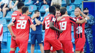 "Кызыл-Жар" забил восемь мячей участнику еврокубков и выиграл группу в Кубке страны