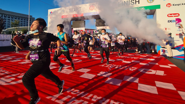 Юбилейный "Алматы марафон" прошел в южной столице после долгого перерыва из-за пандемии