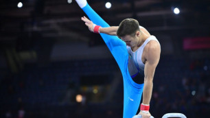 В шаге от пьедестала почета остановился казахстанский гимнаст на чемпионате мира