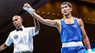 Казахстанский средневес объяснил свою победу над небитым профи-боксером из Узбекистана
