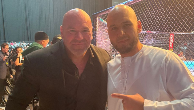 Нас ждут громкие новости? Президент казахстанской лиги Naiza FC встретился с главой UFC в ОАЭ