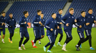 Сборная Казахстана провела тренировку в Париже перед матчем отбора на ЧМ против Франции