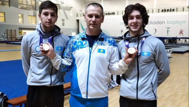 Казахстан выиграл еще одно золото ЧМ-2021 по батутной гимнастике