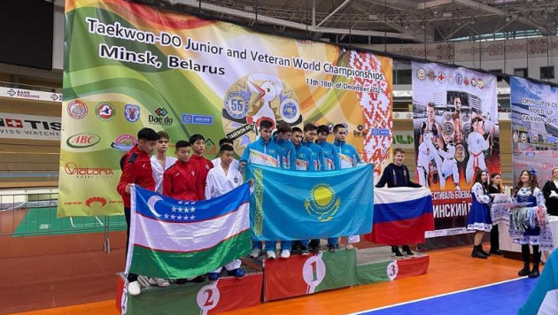 Казахстан завоевал девять золотых медалей на ЧМ по таеквондо и добился исторического результата