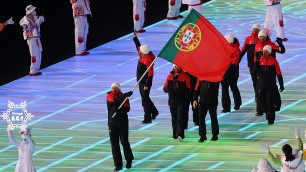 Португальские спортсмены изобразили празднование Роналду на церемонии открытия Олимпиады-2022