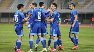 Сборная Казахстана по футболу выиграла первый матч в году