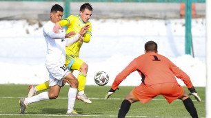 Опубликовано видео шикарного гола в победном матче молодежной сборной Казахстана