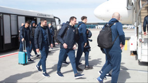 Сборная Молдовы прибыла в Казахстан на матч Лиги наций