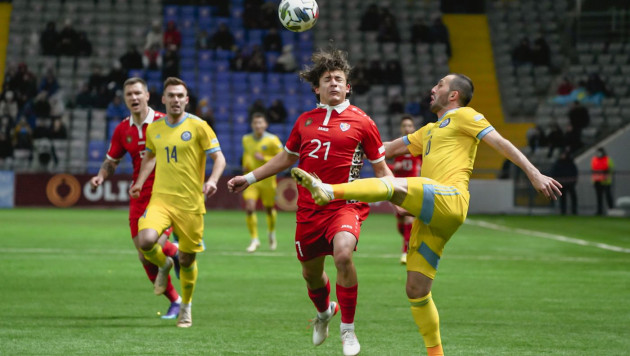 Казахстан вытащил матч с Молдовой и сохранил место в Лиге наций