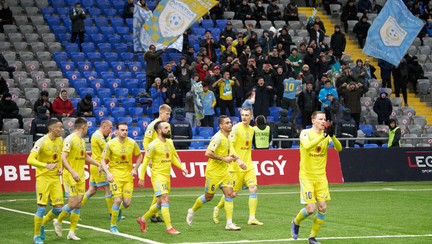 "Астана" одержала разгромную победу в матче с дублем, пенальти и красивым голом