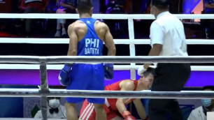 С жестким нокаутом вышел в финал соперник казахстанского боксера в Таиланде
