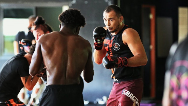 Дамир Исмагулов показал видео подготовки к пятому бою в UFC