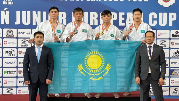 Казахстан завоевал золото на Кубке Европы по дзюдо