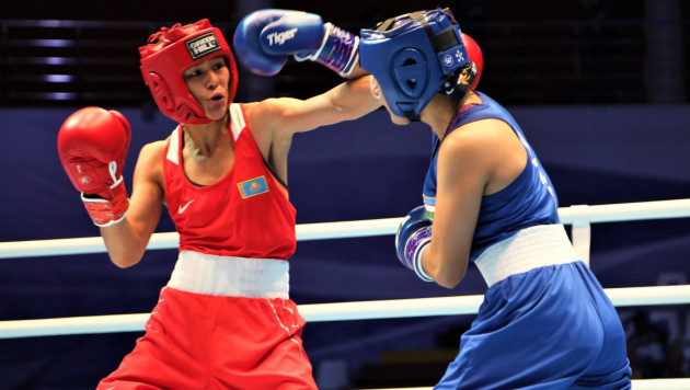 Казахстан выиграл второй бой на женском ЧМ по боксу
