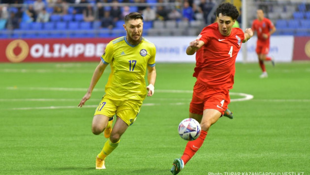 Казахстан забил первый гол в новом розыгрыше Лиги наций