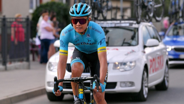 Казахстанский велогонщик "Астаны" стал третьим на итальянской многодневке