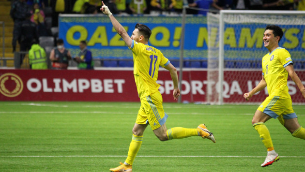 Футболист сборной Казахстана обошел Роналду в списке бомбардиров Лиги наций