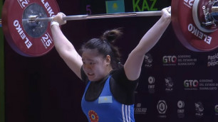 15-летняя штангистка из Казахстана выиграла медаль на чемпионате мира