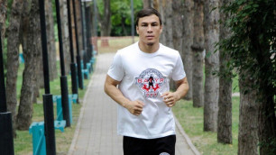 Джукембаев показал видео тренировки после победы нокаутом за 69 секунд