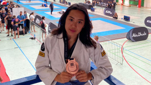 Казахстанка выиграла бронзу на международном турнире по джиу-джитсу