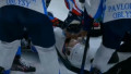 Хоккеист получил жуткую травму в матче Кубка Казахстана (Видео)