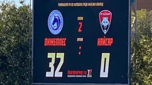 Казахстанский футбольный клуб одержал историческую победу со счетом 32:0