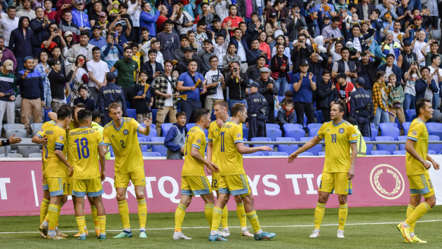Казахстан открыл счет в матче на повышение в Лиге наций