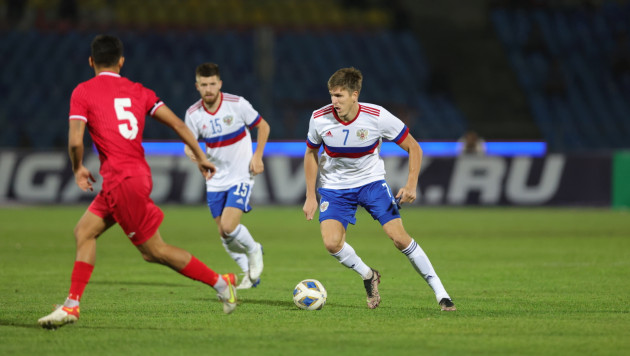Сборная России по футболу провела первый матч в 2022 году