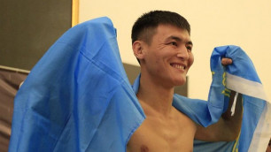 Казахстанец нокаутировал бойца из Узбекистана на турнире в Алматы