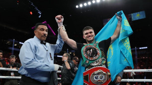 Казахстанский боксер забрал пояса WBC и IBF после победы