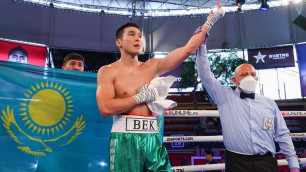 Непобежденный казахстанец выиграл восьмой бой на профи-ринге