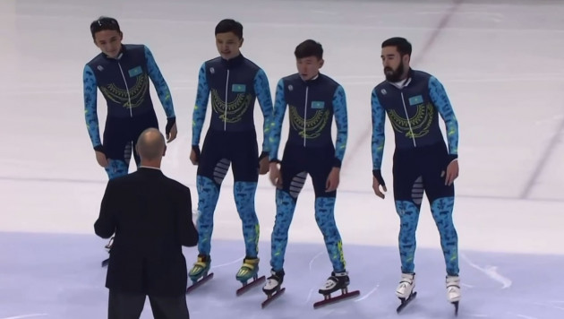 Казахстан завоевал серебро на этапе Кубка мира по шорт-треку