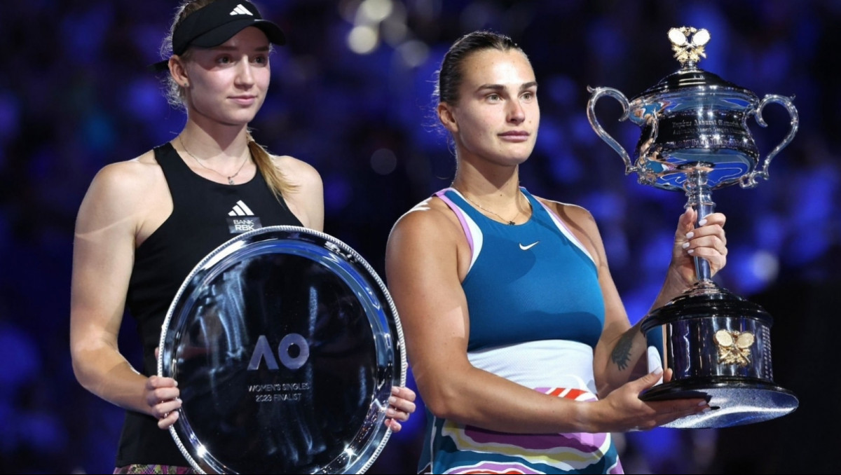 Видео награждения Рыбакиной на сенсационном Australian Open